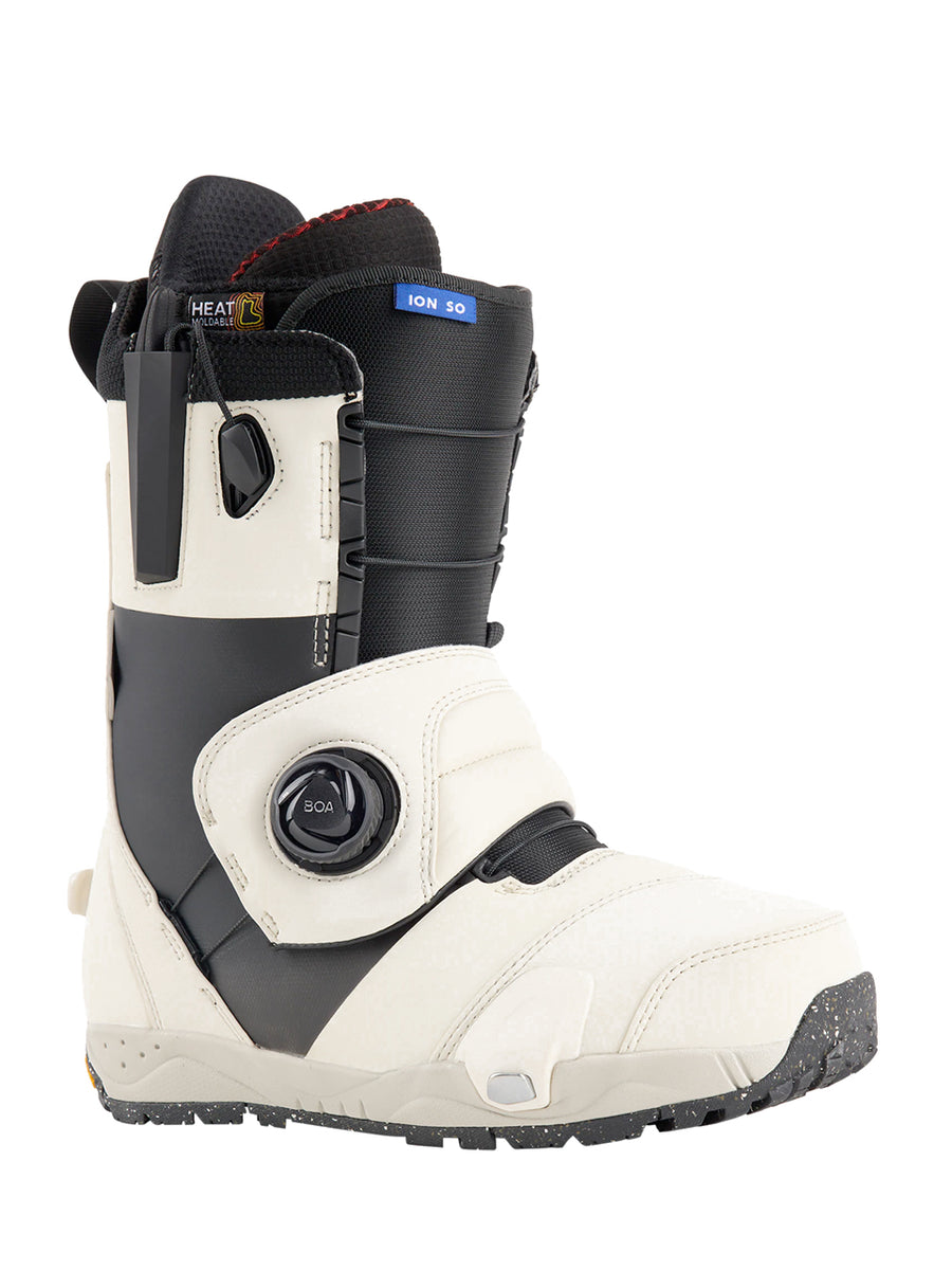 BURTON ION STEP ON SNOWBOARD BOOTS STOUT WHITE BLACK 2024