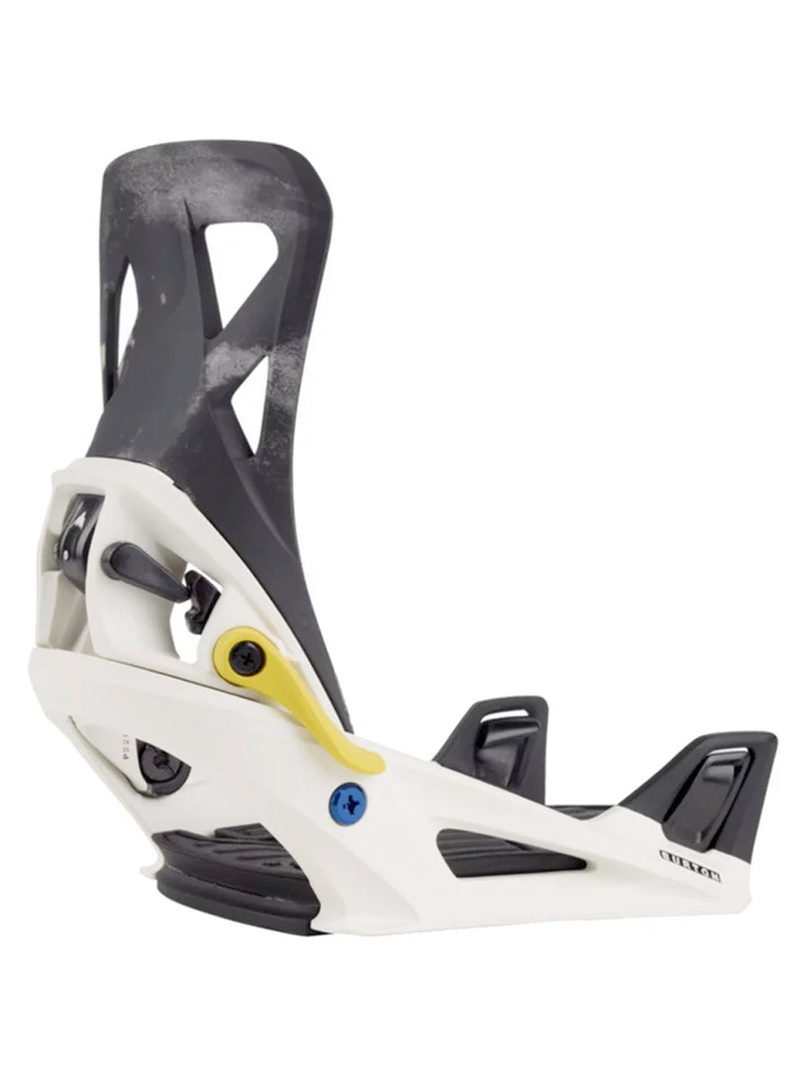 BURTON STEP ON RE:FLEX SNOWBOARD BINDINGS - WHITE GRAPHIC - 2024