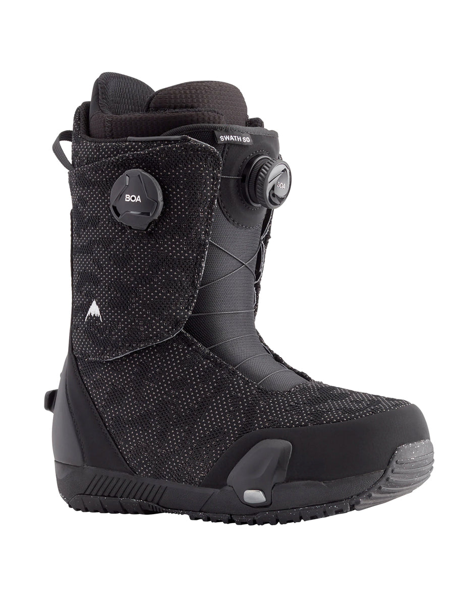 BURTON SWATH STEP ON SNOWBOARD BOOTS BLACK 2024 Boardwise