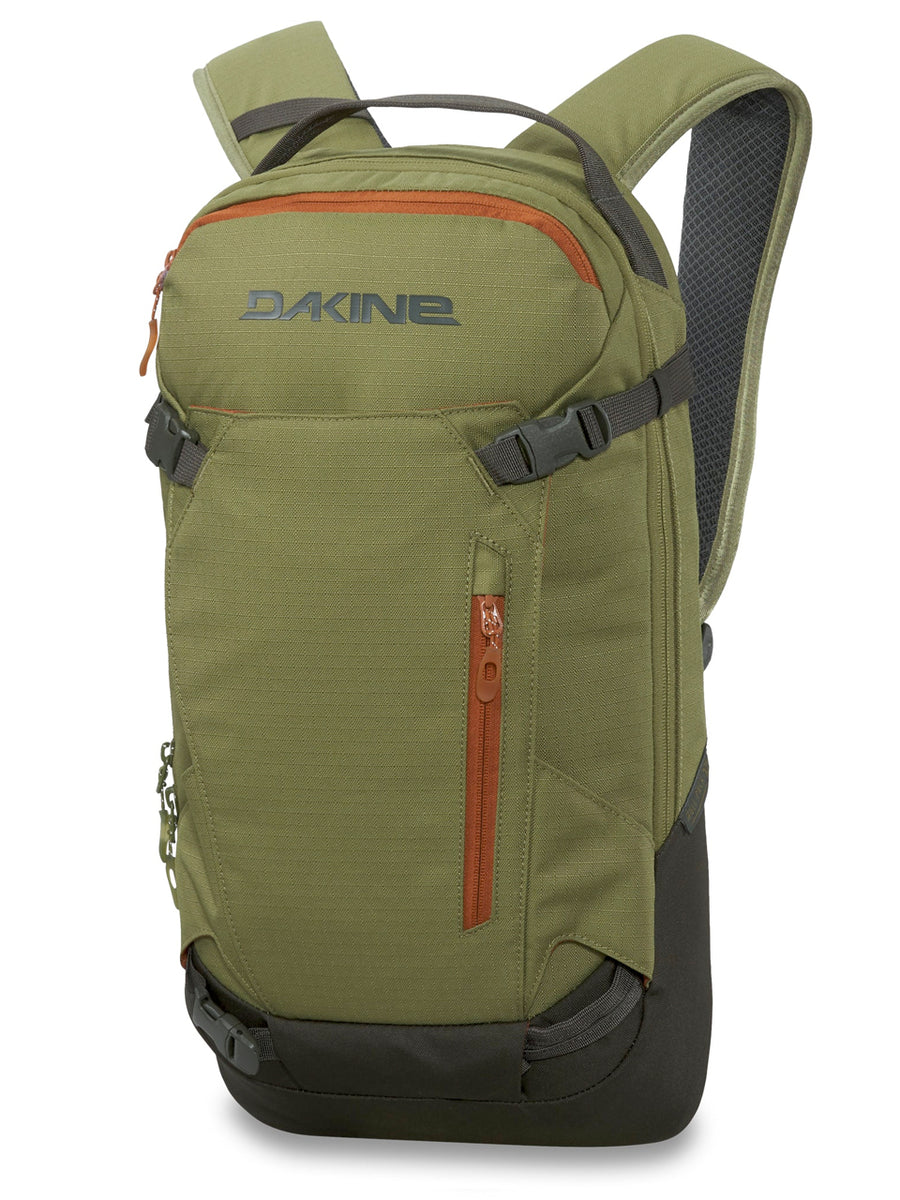 DAKINE HELI 12L BACKPACK UTILITY GREEN 2024 BOARDWISE Boardwise