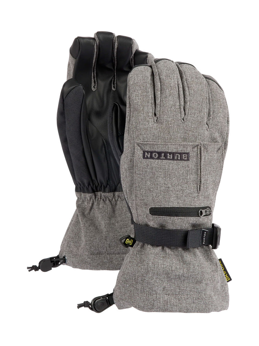 BURTON BAKER 2 IN 1 SNOWBOARD GLOVE GRAY HEATHER