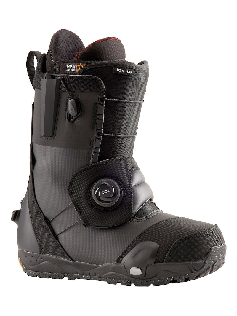 BURTON ION STEP ON SNOWBOARD BOOTS - BLACK - 2023