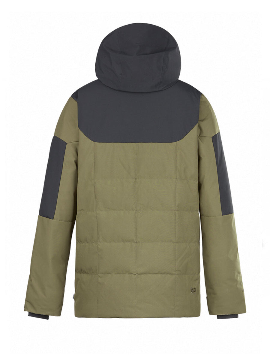 Olive green cheap snow jacket