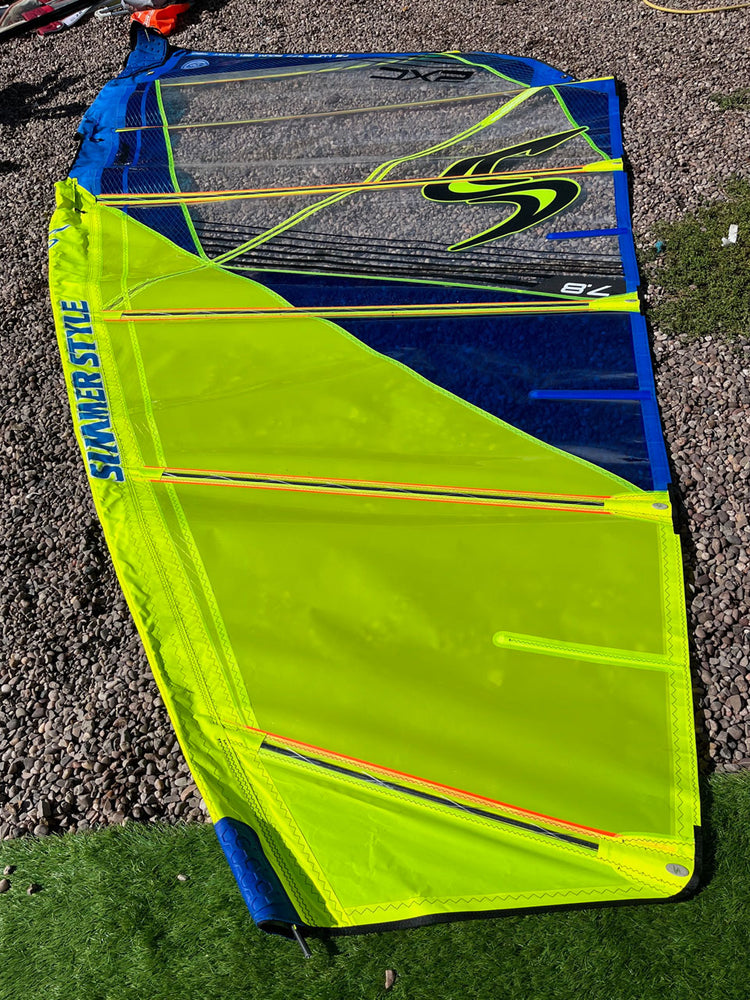 2019 Simmer 2XC 7.8 m2 Used windsurfing sails