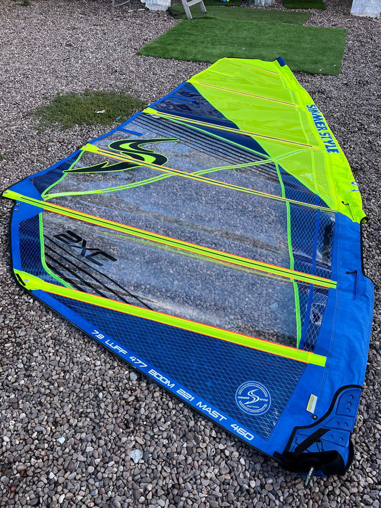 2019 Simmer 2XC 7.8 m2 Used windsurfing sails