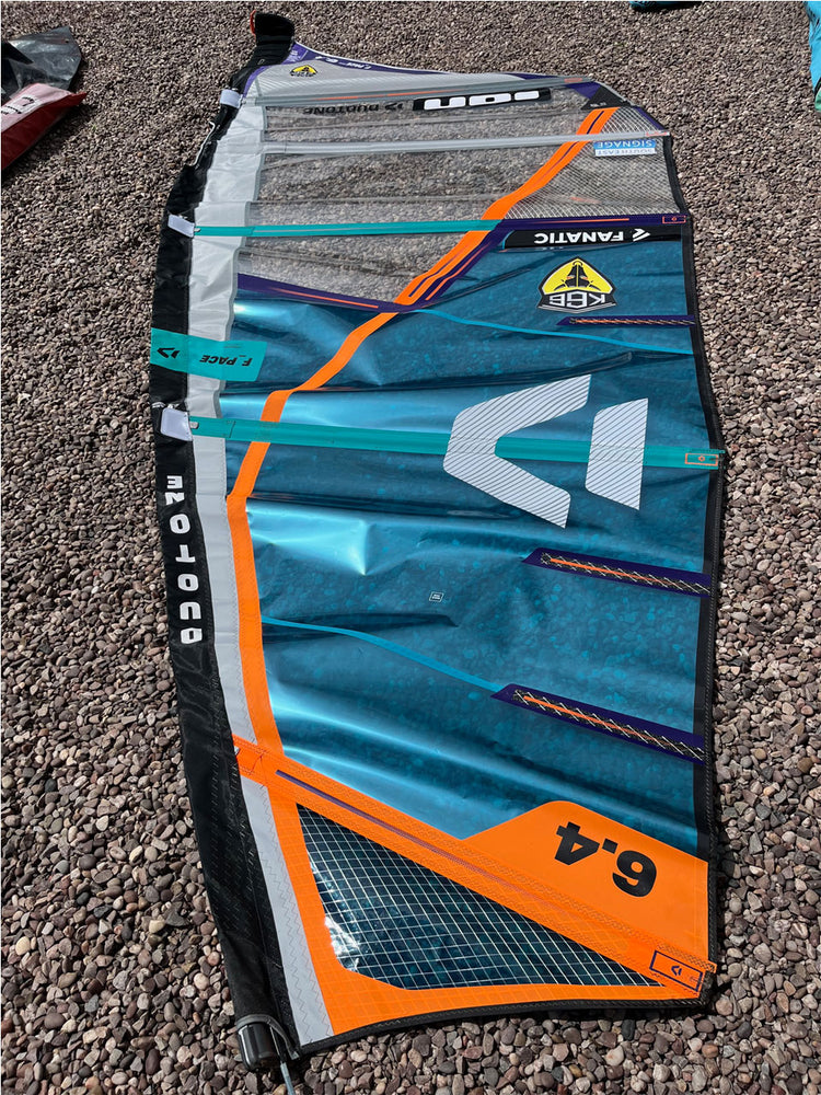 2021 Duotone F Pace 6.4 m2 Used windsurfing sails
