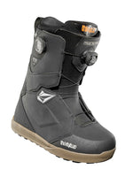 THIRTY TWO LASHED DOUBLE BOA x VOLCOM SNOWBOARD BOOTS - BLACK - 2025 BLACK GUM SNOWBOARD BOOTS