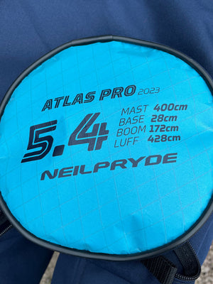 
                  
                    Load image into Gallery viewer, 2023 Neilpryde Atlas Pro 5.4 m2 Used windsurfing sails
                  
                