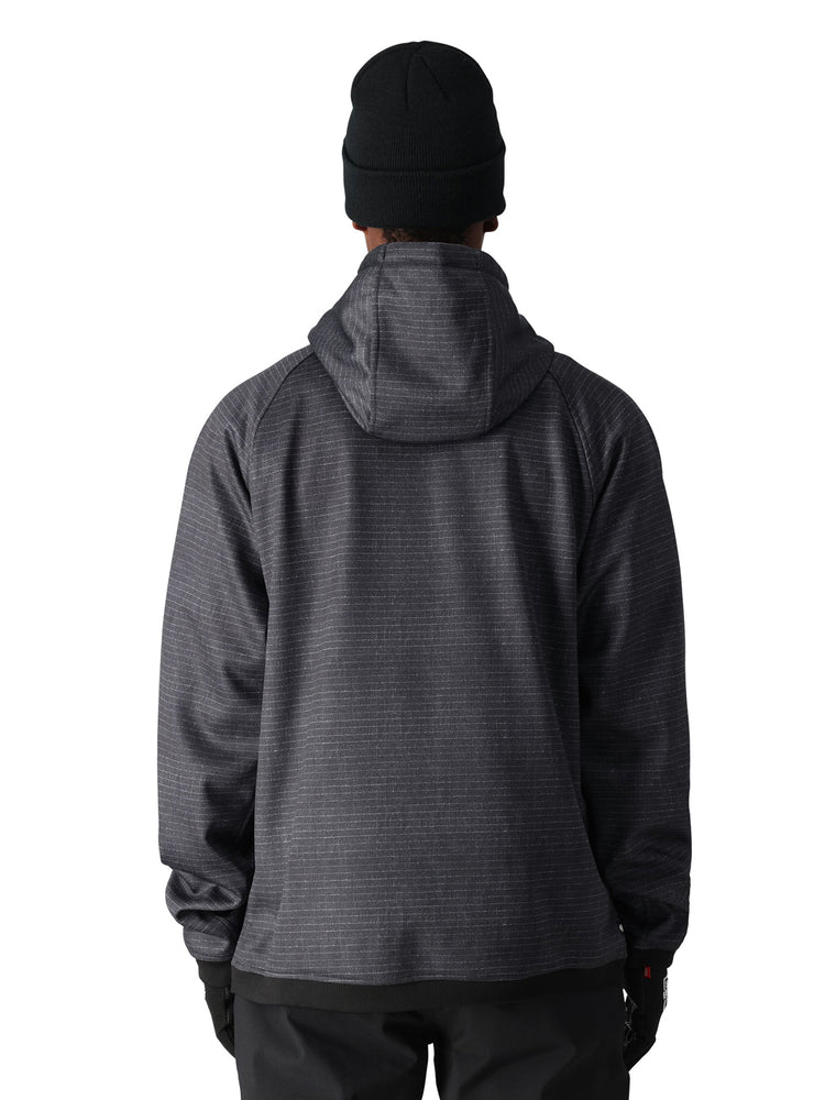 686 BONDED FLEECE HOODY - BLACK RIPSTOP - 2025 FLEECE