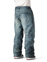 686 DECONSTRUCTED DENIM INSULATED SNOWBOARD PANT - INDIGO DENIM - 2025 SNOWBOARD PANTS