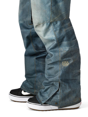 
                  
                    Load image into Gallery viewer, 686 DECONSTRUCTED DENIM INSULATED SNOWBOARD PANT - INDIGO DENIM - 2025 SNOWBOARD PANTS
                  
                