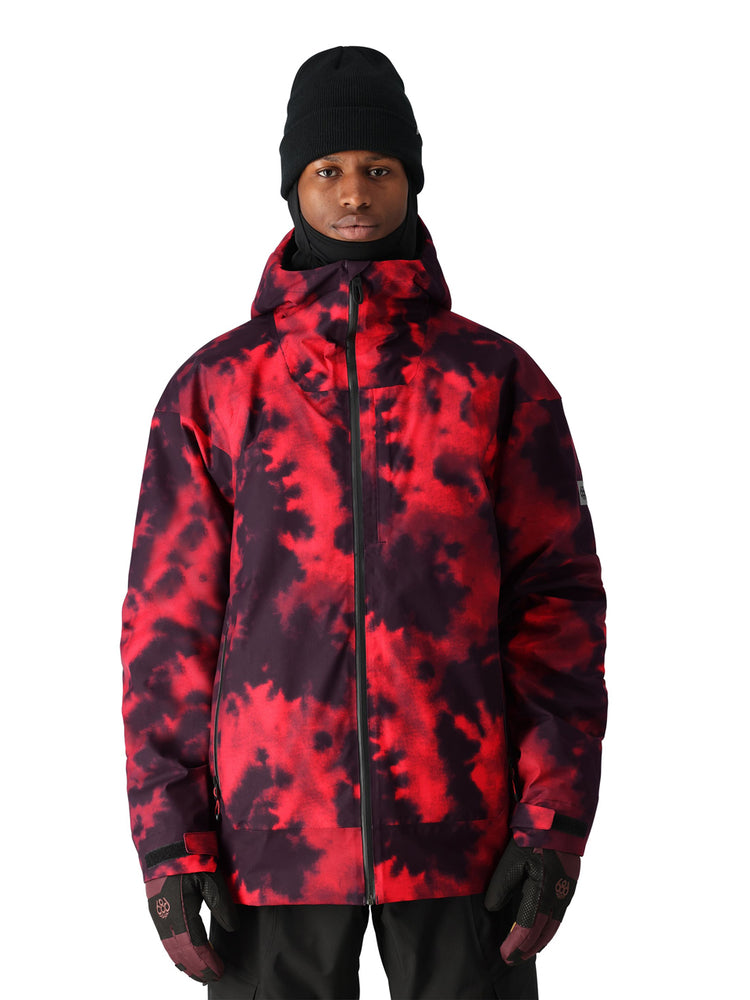 686 GLCR GATEWAY SHELL SNOWBOARD JACKET RED NEBULA 2025 BOARDWISE Boardwise