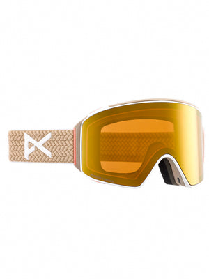 
                  
                    Load image into Gallery viewer, ANON M4 CYLINDRICAL SNOWBOARD GOGGLES - SUMMIT TAUPE SUNNY BRONZE - 2025 GOGGLES
                  
                