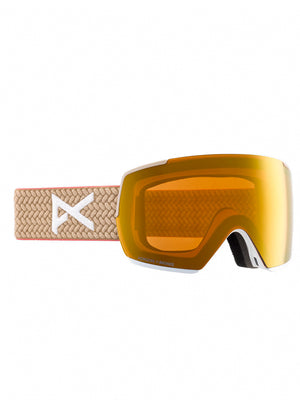 
                  
                    Load image into Gallery viewer, ANON M5 SNOWBOARD GOGGLES - SUMMIT TAUPE SUNNY BRONZE - 2025 SUMMIT TAUPE SUNNY BRONZE - CLOUDY BURST GOGGLES
                  
                