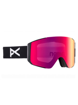 
                  
                    Load image into Gallery viewer, ANON SYNC INC. BONUS LENS SNOWBOARD GOGGLE - BLACK SUNNY RED - 2025 BLACK SUNNY RED GOGGLES
                  
                