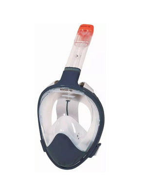 
                  
                    Load image into Gallery viewer, Beuchat Smile Full Face Mask with Snorkel - Deep Blue L XL Mask and snorkel
                  
                