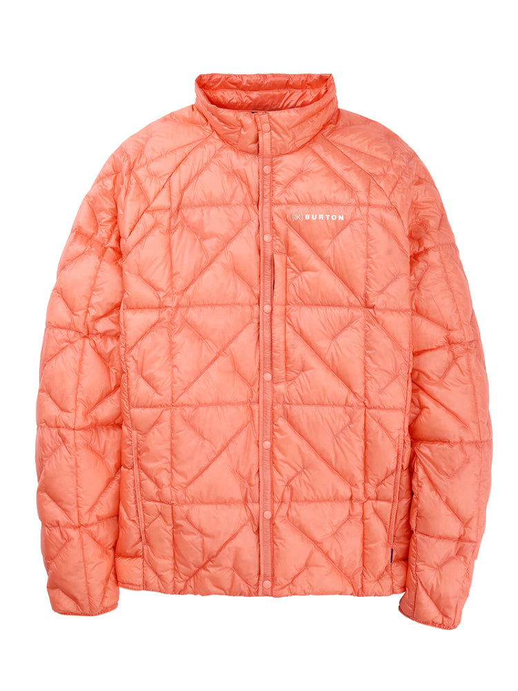 BURTON AK BAKER ULTRALIGHT DOWN SNOWBOARD JACKET - REEF PINK - 2025 LARGE REEF PINK SNOWBOARD JACKETS