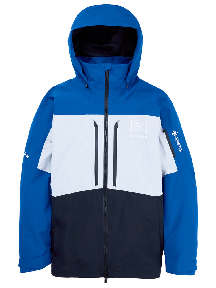 BURTON AK SWASH GORE-TEX 2L SNOWBOARD JACKET - JAKE BLUE - 2025 LARGE JAKE BLUE GRAY CLOUD TRUE BLACK SNOWBOARD JACKETS