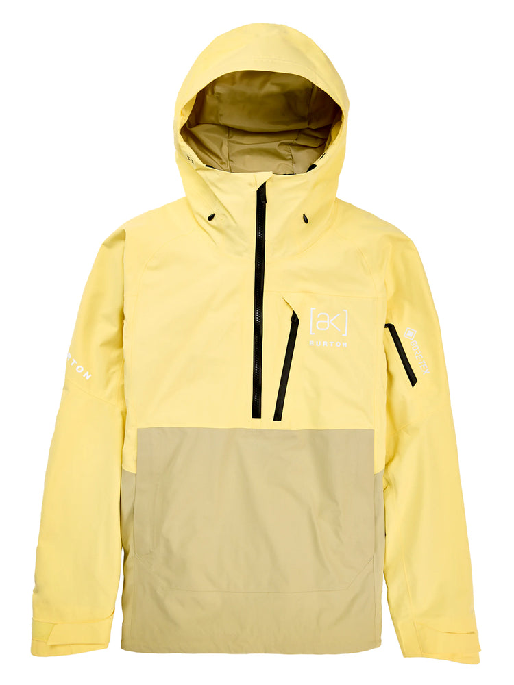 BURTON AK VELOCITY GORE-TEX 2L ANORAK SNOWBOARD JACKET - BUTTERMILK/MUSHROOM - 2025 LARGE BUTTERMILK MUSHROOM SNOWBOARD JACKETS