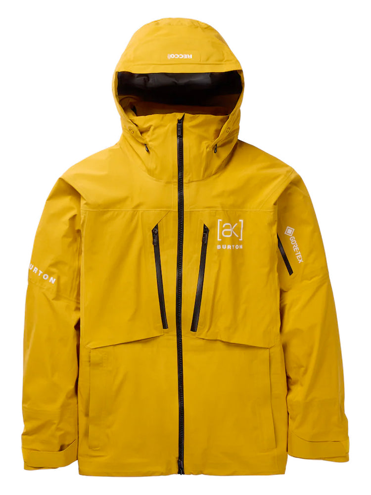 BURTON AK HOVER GORE-TEX 3L STRETCH SNOWBOARD JACKET - GOLDENROD - 2025 LARGE GOLDENROD SNOWBOARD JACKETS