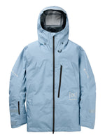 BURTON AK TUSK GORE-TEX PRO 3L SNOWBOARD JACKET - DUSTY BLUE - 2025 LARGE DUSTY BLUE SNOWBOARD JACKETS