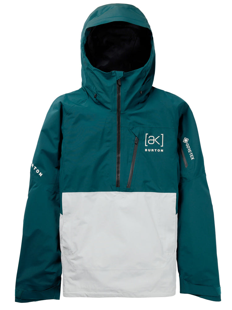 BURTON AK VELOCITY 2L ANORAK SNOWBOARD JACKET DEEP EMERALD GRAY CLOUD 2025 BOARDWISE Boardwise