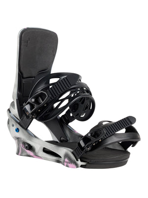 
                  
                    Load image into Gallery viewer, BURTON CARTEL X RE:FLEX SNOWBOARD BINDINGS - GRAY PINK - 2025 GRAY PINK SNOWBOARD BINDINGS
                  
                