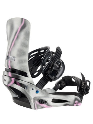 
                  
                    Load image into Gallery viewer, BURTON CARTEL X RE:FLEX SNOWBOARD BINDINGS - GRAY PINK - 2025 SNOWBOARD BINDINGS
                  
                