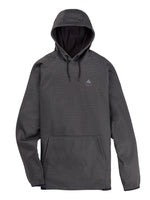 BURTON CROWN WEATHERPROOF PULLOVER FLEECE - TRUE BLACK HEATHER - 2025 TRUE BLACK HEATHER HOODIES