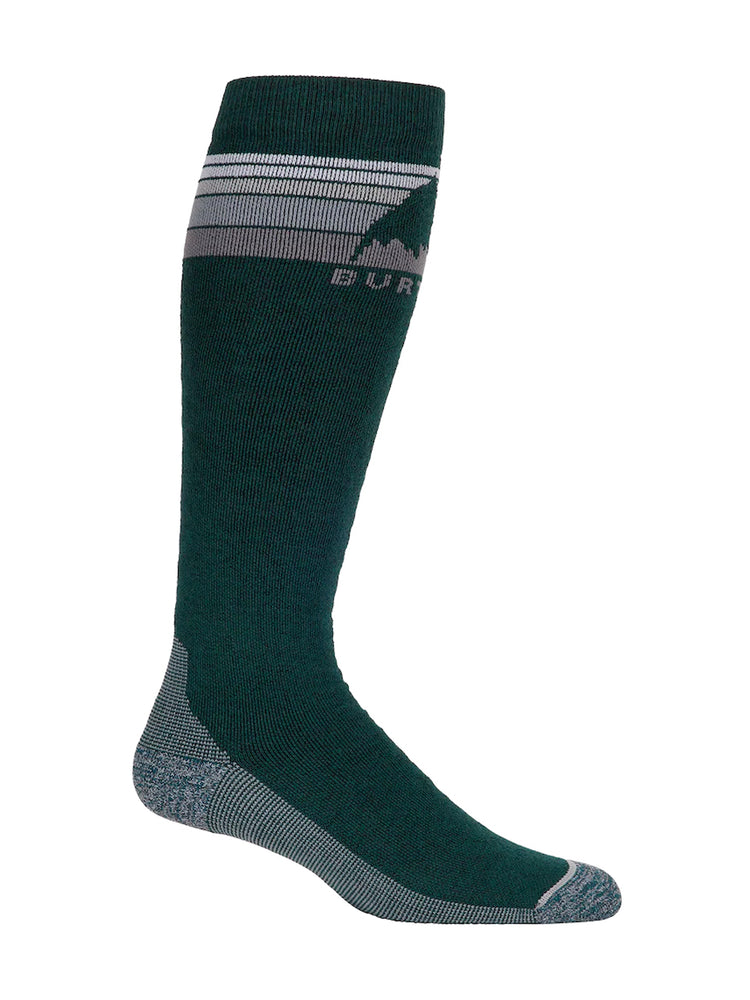 BURTON EMBLEM MIDWEIGHT SNOWBOARD SOCKS - DEEP EMERALD - 2025 DEEP EMERALD SOCKS