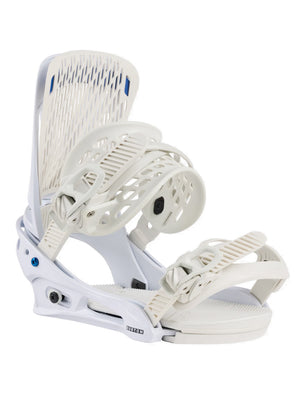 
                  
                    Load image into Gallery viewer, BURTON GENESIS RE:FLEX SNOWBOARD BINDINGS - WHITE - 2025 WHITE SNOWBOARD BINDINGS
                  
                