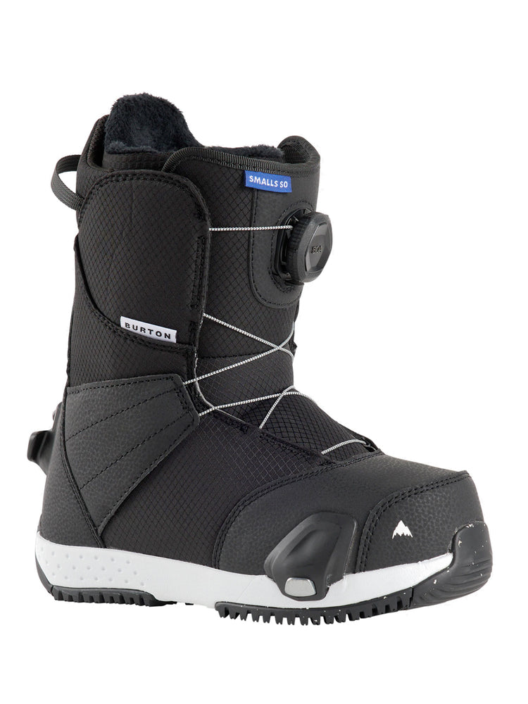 BURTON KIDS SMALLS STEP ON SNOWBOARD BOOTS - BLACK - 2025 BLACK SNOWBOARD BOOTS