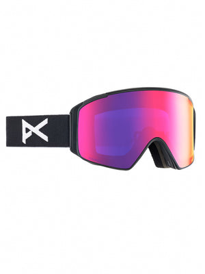 
                  
                    Load image into Gallery viewer, ANON M4 CYLINDRICAL SNOWBOARD GOGGLES - BLACK SUNNY RED - 2025 BLACK SUNNY RED - CLOUDY BURST GOGGLES
                  
                