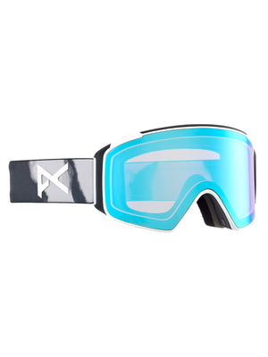 
                  
                    Load image into Gallery viewer, ANON M4S CYLINDRICAL SNOWBOARD GOGGLES - FAMILY TREE VARIABLE BLUE - 2025 FAMILY TREE VARIABLE BLUE - CLOUDY PINK GOGGLES
                  
                