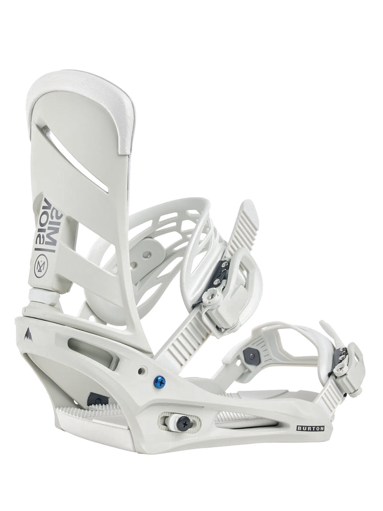 BURTON MISSION RE:FLEX SNOWBOARD BINDINGS - GRAY CLOUD - 2025 SNOWBOARD BINDINGS