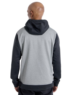 
                  
                    Load image into Gallery viewer, BURTON OAK PULLOVER HOODIE - GRAY HEATHER TRUE BLACK - 2025 HOODIES
                  
                