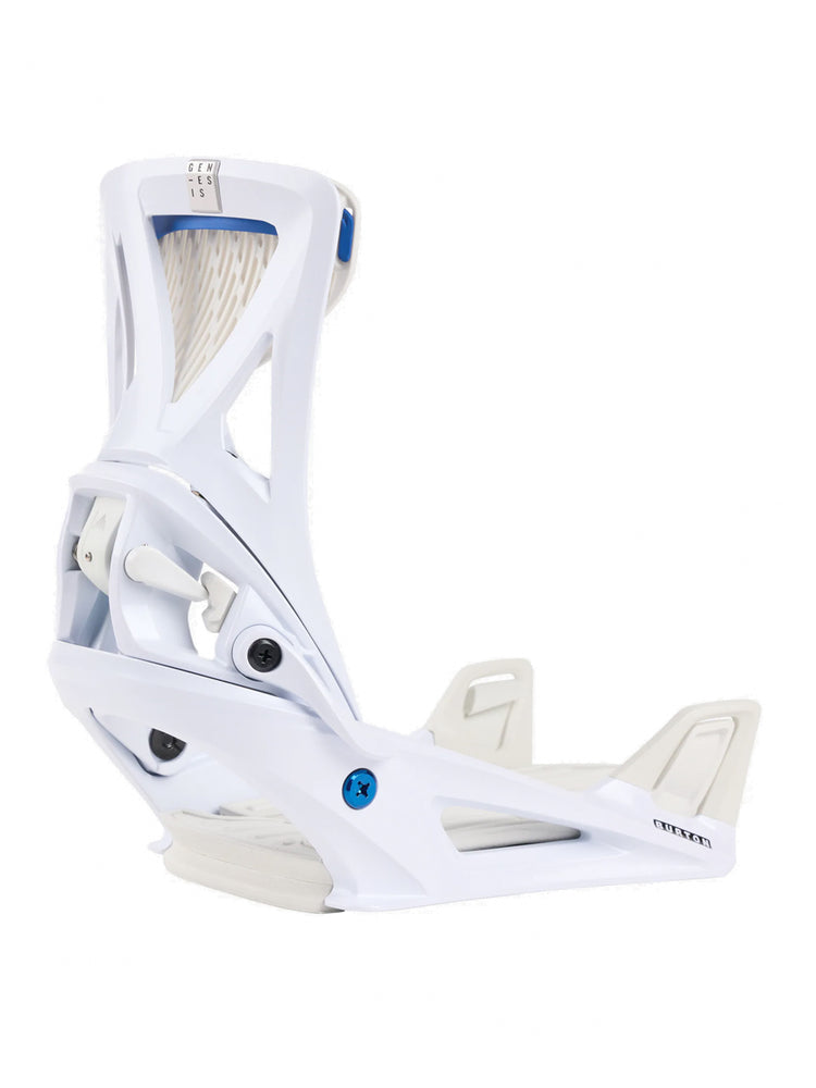 BURTON STEP ON GENESIS RE:FLEX SNOWBOARD BINDINGS - WHITE - 2025 SNOWBOARD BINDINGS