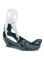 BURTON STEP ON RE:FLEX SNOWBOARD BINDINGS - DEEP EMERALD / WHITE - 2025 DEEP EMERALD WHITE SNOWBOARD BINDINGS