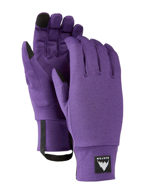 
                  
                    Load image into Gallery viewer, BURTON TOUCHSCREEN GLOVE LINER - IMPERIAL PURPLE IMPERIAL PURPLE SNOWBOARD GLOVES
                  
                