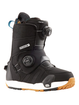 
                  
                    Load image into Gallery viewer, BURTON WOMENS FELIX STEP ON SNOWBOARD BOOTS - BLACK - 2025 BLACK SNOWBOARD BOOTS
                  
                