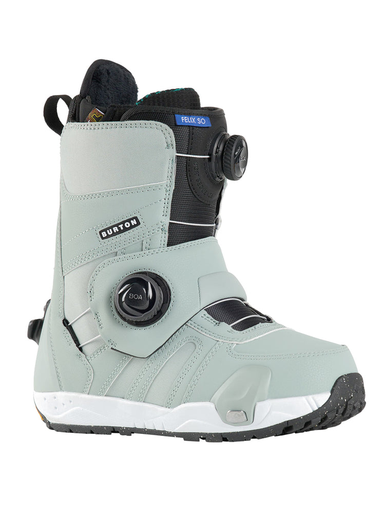 BURTON WOMENS FELIX STEP ON SNOWBOARD BOOTS - PETROL GREEN - 2025 PETROL GREEN SNOWBOARD BOOTS