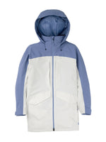 BURTON WOMENS PROWESS 2.0 2L SNOWBOARD JACKET - SLATE BLUE/STOUT WHITE - 2025 SMALL SLATE BLUE STOUT WHITE SNOWBOARD JACKETS