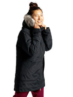 BURTON WOMENS SAXTON PARKA SNOWBOARD JACKET - TRUE BLACK - 2025 SNOWBOARD JACKETS