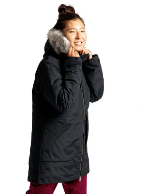 
                  
                    Load image into Gallery viewer, BURTON WOMENS SAXTON PARKA SNOWBOARD JACKET - TRUE BLACK - 2025 SNOWBOARD JACKETS
                  
                