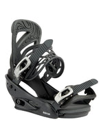 BURTON WOMENS SCRIBE RE:FLEX SNOWBOARD BINDINGS - BLACK - 2025 MEDIUM BLACK SNOWBOARD BINDINGS