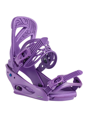 
                  
                    Load image into Gallery viewer, BURTON WOMENS SCRIBE RE:FLEX SNOWBOARD BINDINGS - IMPERIAL PURPLE - 2025 MEDIUM IMPERIAL PURPLE SNOWBOARD BINDINGS
                  
                