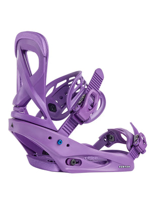 
                  
                    Load image into Gallery viewer, BURTON WOMENS SCRIBE RE:FLEX SNOWBOARD BINDINGS - IMPERIAL PURPLE - 2025 SNOWBOARD BINDINGS
                  
                