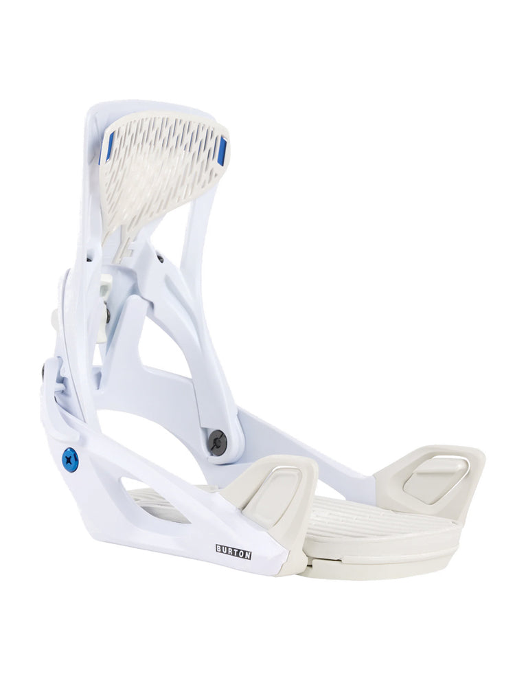 BURTON WOMENS STEP ON CASCADE RE:FLEX SNOWBOARD BINDINGS - WHITE - 2025 MEDIUM WHITE SNOWBOARD BINDINGS