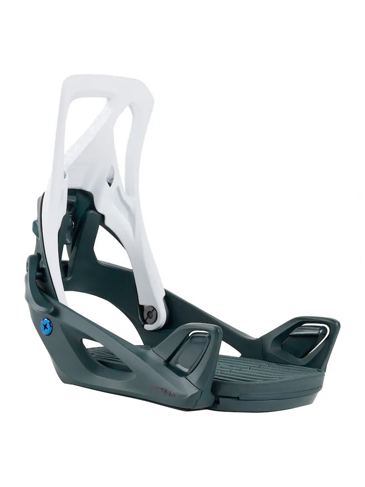 BURTON WOMENS STEP ON RE:FLEX SNOWBOARD BINDINGS - DEEP EMERALD/WHITE - 2025 MEDIUM DEEP EMERALD WHITE SNOWBOARD BINDINGS