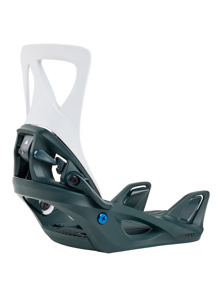 BURTON WOMENS STEP ON RE:FLEX SNOWBOARD BINDINGS - DEEP EMERALD/WHITE - 2025 SNOWBOARD BINDINGS